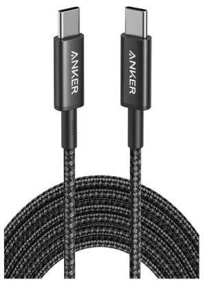 Anker New Nylon USB-C to USB-C 2.0 Cable 6ft-Black