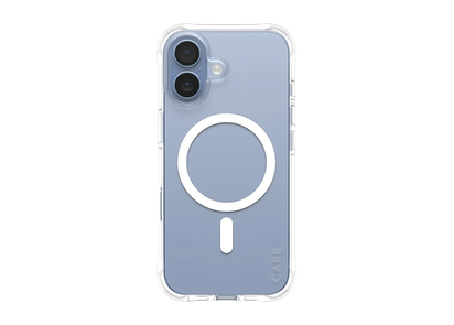 CARE by PanzerGlass Fashionable Case Samba Transparent w. White MagSafe iPhone 2025 6.3" 17