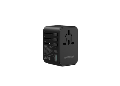 RavPower RP-PC1034 Travel Charger - PD 65W - 3 Port 2 C & 1 A
