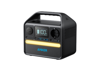 Anker 522 Portable PowerHouse- PD 299W - 9 Ports - 100000 mAh - Black