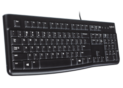 LOGITECH K120 Corded Wireless Keyboard - Ara (102)
