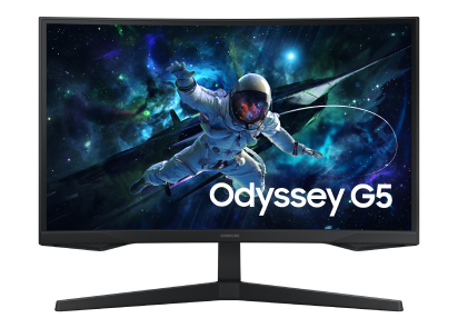 Samsung Odyssey G5 LS27CG552EMXEG 27 165Hz 1MS 2K VA Curved Gaming Monitor - HDR10 - AMD Free Sync - Black