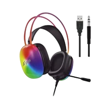 Spark Headphone 2 Socket + USB H105 RGB Head-Black