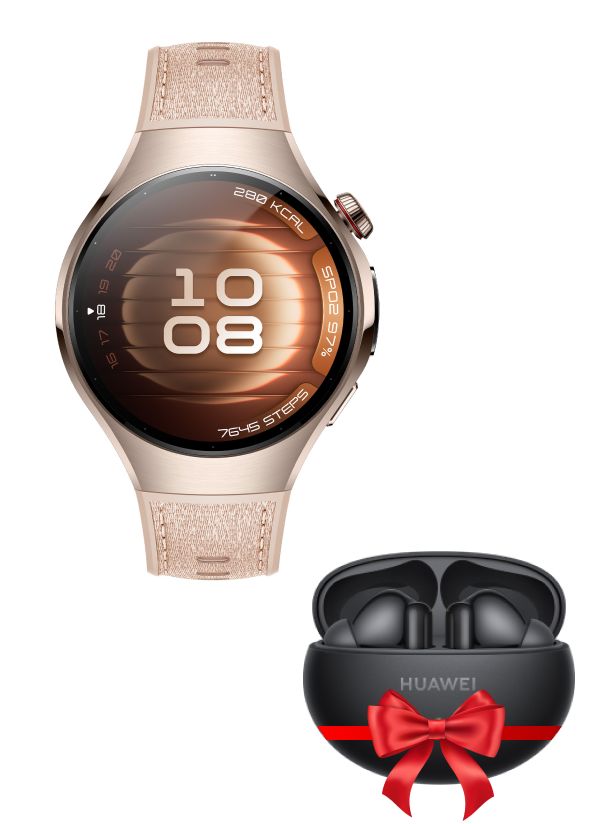 Huawei Watch 42mm LTE Sand Gold-Beige Huawei Free Buds 6i