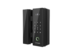 Lenovo U2GF Smart Lock - Glass Doors - 3D Face Recognition - Rechargeable Lithium Battery - Black