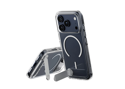 CARE by PanzerGlass Feature Case Transparent w. Kickstand & MagSafe iPhone 2025 6.3" 17 Pro