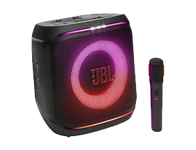 JBL PartyBox Encore 2 Compact Portable Party Speaker with Mic and Auracast Black